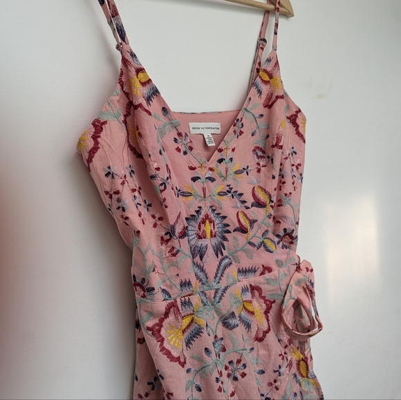 Salome Paisley Dress DRESS THE POPULATION - Picture 4 of 6